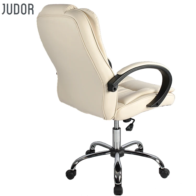 Judor Comfortable High-Back Leather Adjustable Office Chair Desk
