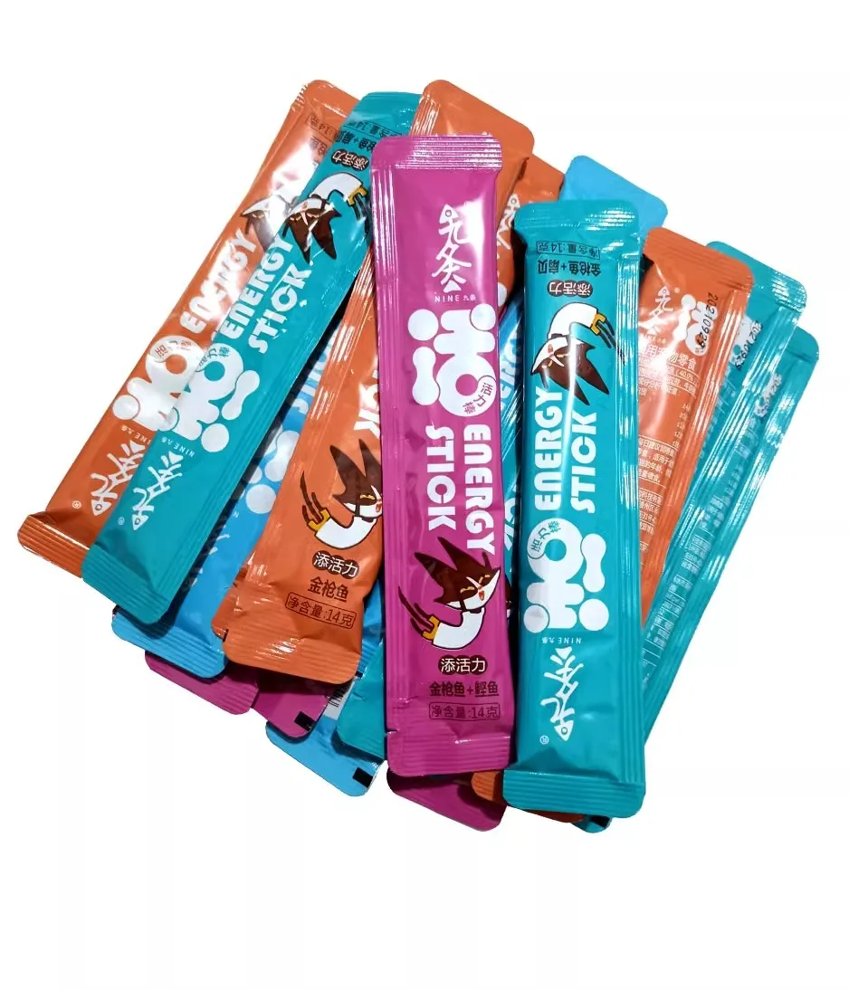 OEM ODM Oudi brand Nine series wet cat treat high protein energy stick multi flavor food