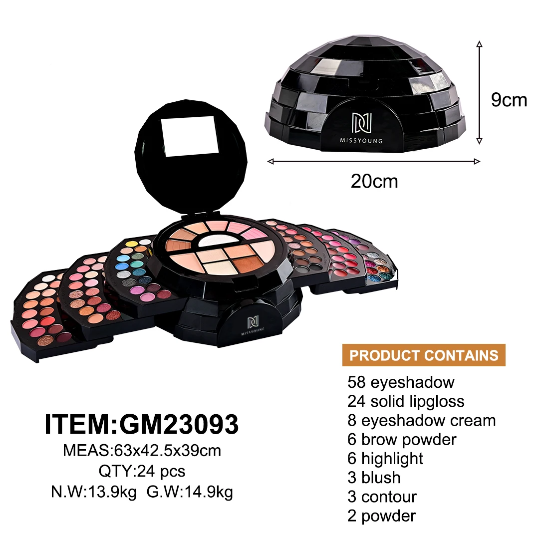 Miss Young Girls Gift Makeup Kit Cosmetic Box Make Up Kit Ladies Makeup Sets Cosmetic