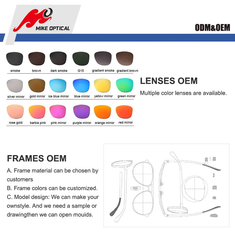 1.56 Photogrey Blue Mirror Resin Photochromic Grey Dazzle Blue Coating Optical Lenses