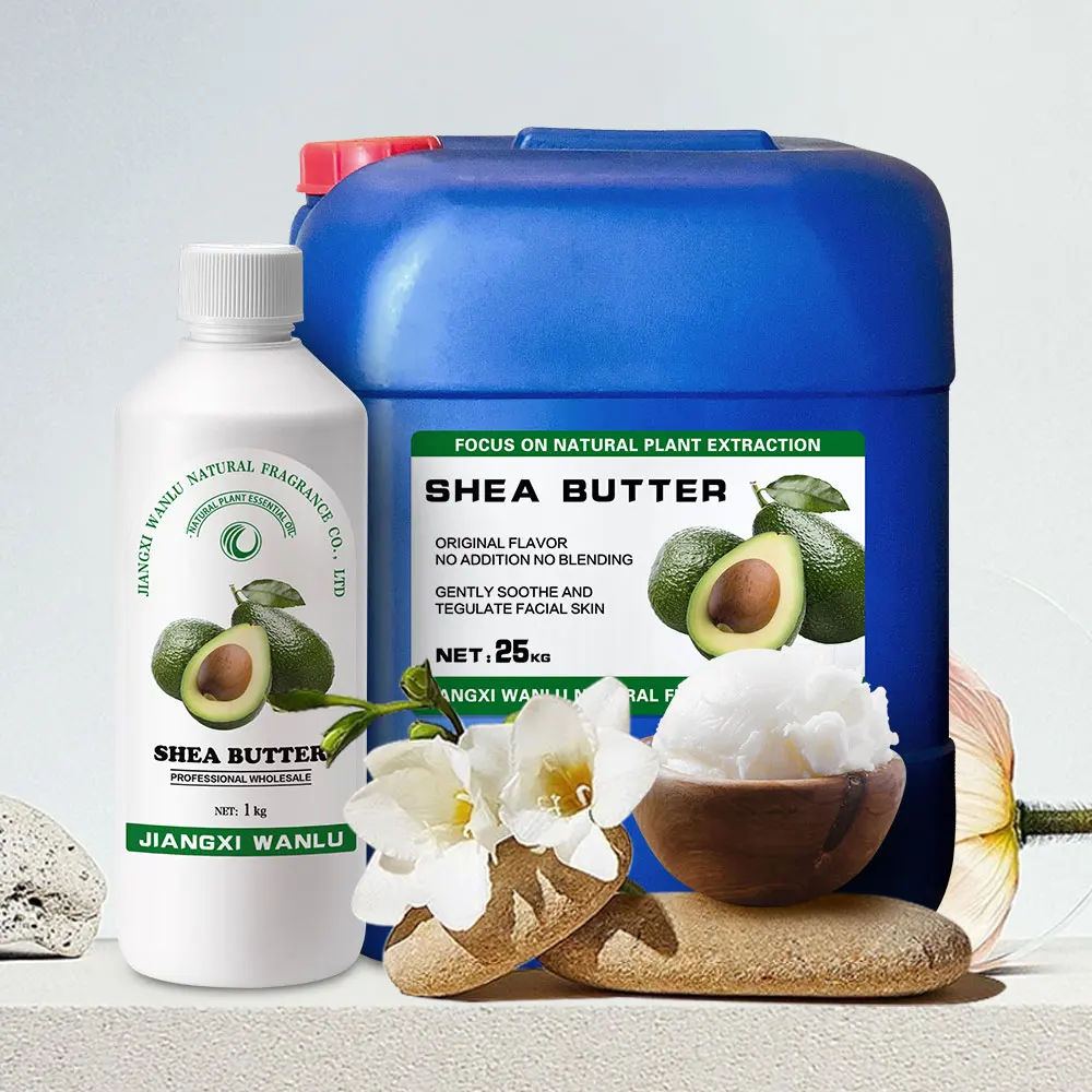 Factory Wholesale Bulk Pressed 100% Pure Virgin Organic Moisturising Lightening Shea Butter for body&skin&hair Care Cream