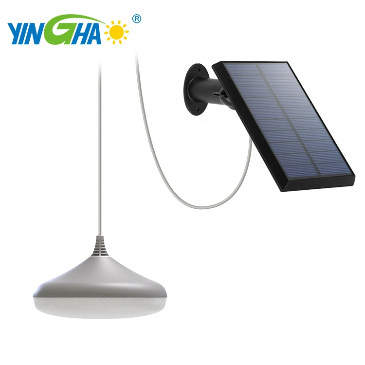 Подвесная Светодиодная лампа на солнечной батарее, водонепроницаемая уличная лампа для сада, кемпинга