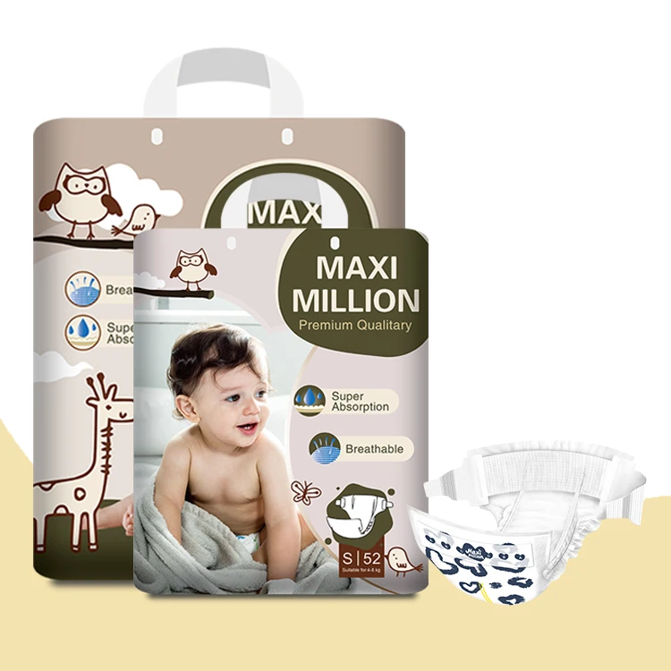 A Grade Baby Products Diapers Suppliers 50 Pieces Pull up Pants Kids Diapers Low Price Training Diapers Nappies Panales