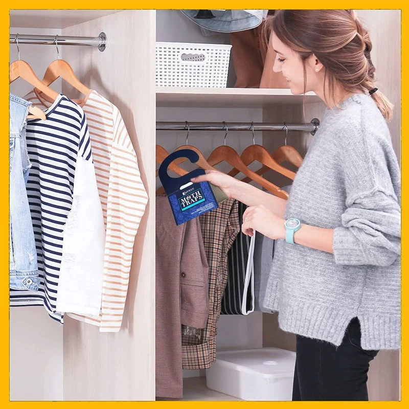 Safe And Effective Pheromones Attractant Killing Moth Prevention Powerful Moth Traps for Clothes Closets Moths