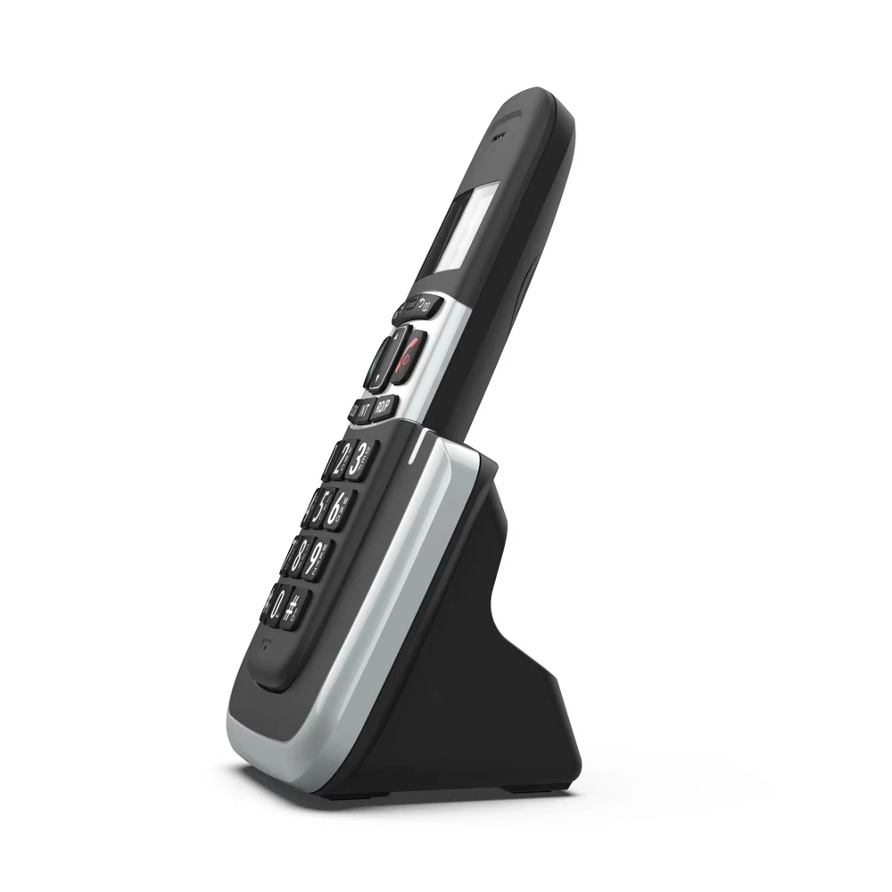 Factory Customize DECT 5.0 Cordless DECT Handheld DECT 6.0 Portable Land Phone with Ranging 500m for Hotel Apartment School Home