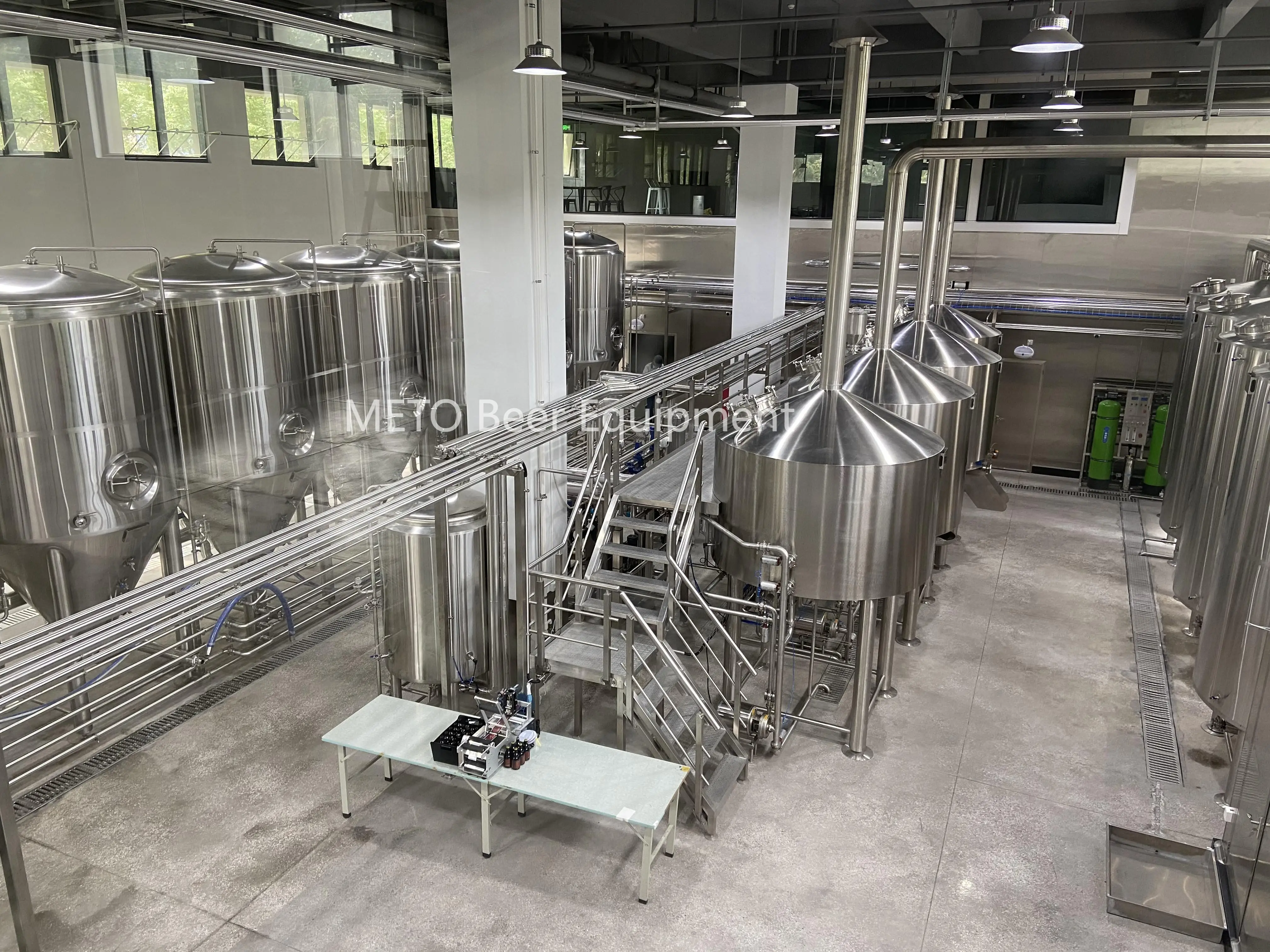 Micro Brewery 1000L 7bbL Hotel Red Copper beer Brewery equipment beer Factory And Craft beer Plant