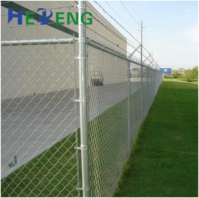 Hot Dipped Galvanized Chain Link Fence Easy Assembly 2.4m Wide Powder Coated Carbon Steel Frame Nature Accessory Fencing Gate