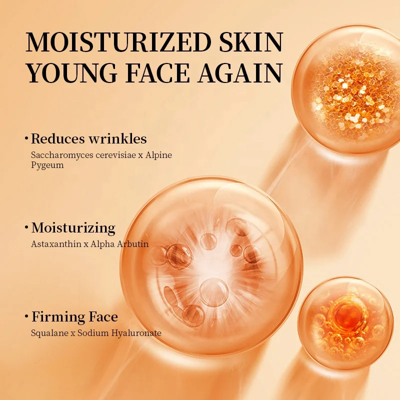 Astaxanthin Organic Facial Oil Face Moisturizer for Women Supports Skin Hydration & Firmness, Anti-Aging Oil