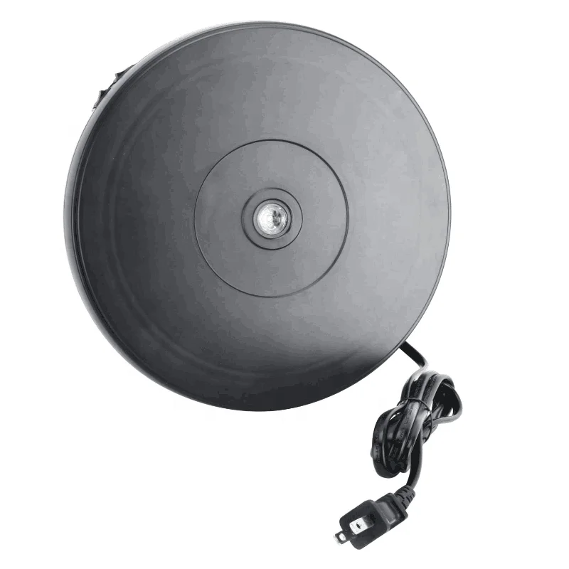 Electric Motorized Photography Turntable 360 Degree Rotatable Display with LED Light for Product Shooting Jewelry Watch Display