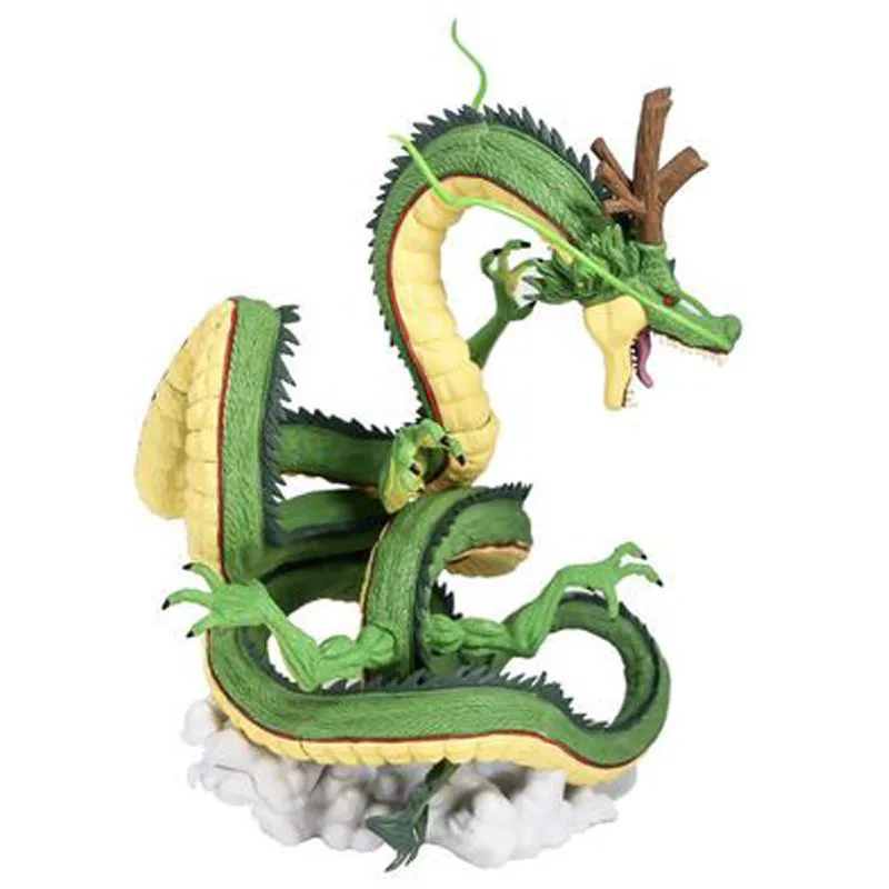 Anime 35CM DBZ Green Big Dragon Figure Super Large Figurine PVC Toys Model Statue Ornament