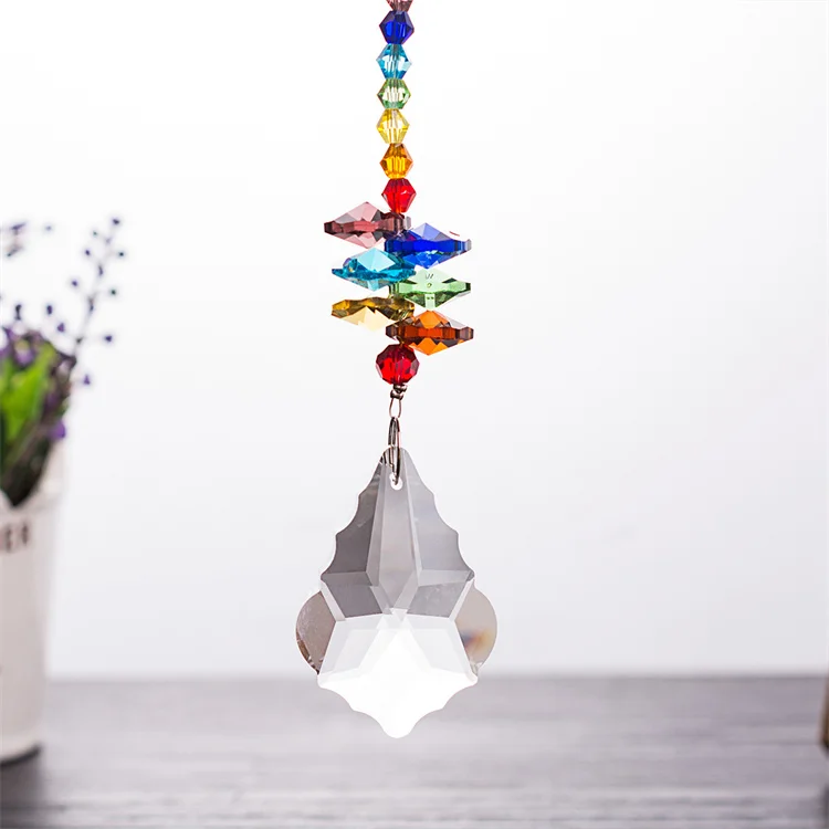 40 мм люстра с кристаллами шар призмы Радуга Octogon Chakra Suncatcher для подарка
