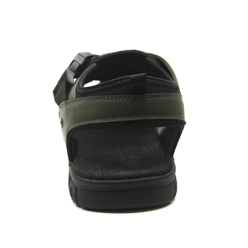 2022 New outdoor beach pu leather chappals mens fashion sandals for man closed toe