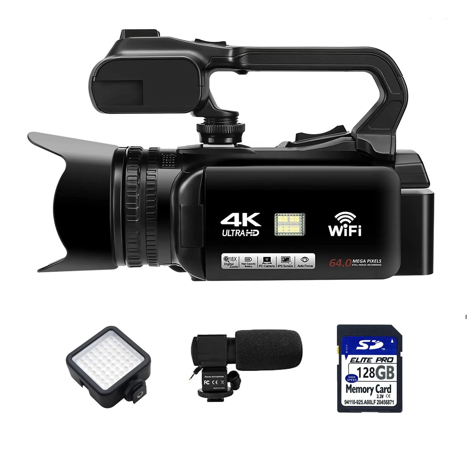 Best HD Digital Video Camera 4K Digital Video Recorder 60FPS WiFi Webcam 1080P Camcorder