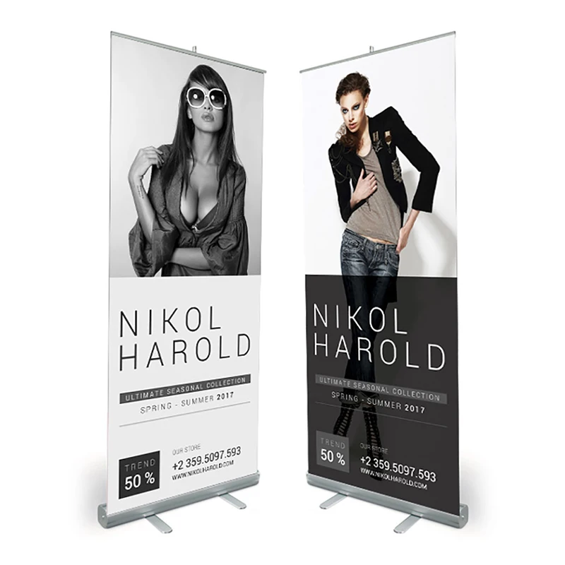 Fast shipping Roll Up Display Stand Advertising Display Roll Up Banner Retractable Rollup Banner