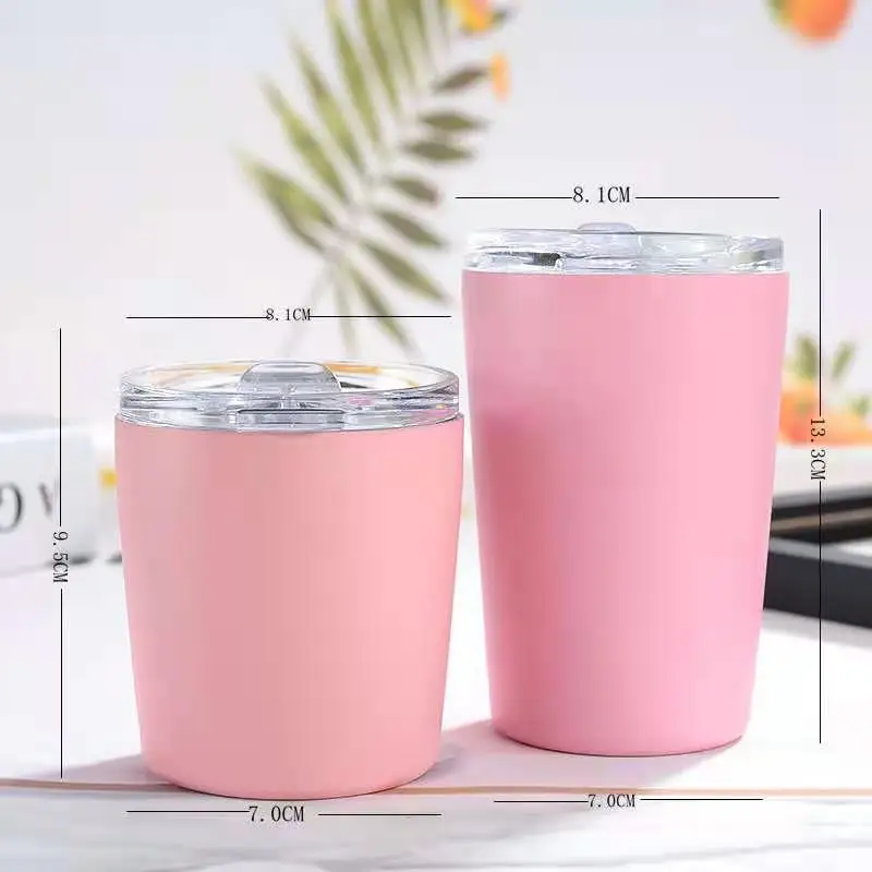  Детская кружка с двойной стенкой вакуумная для воды стакан молока без шва 8 унций/12