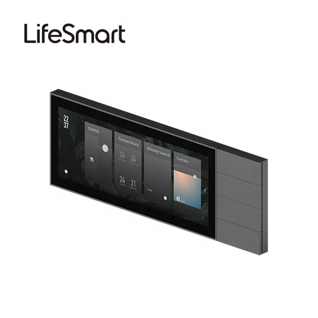 Wireless music app control wall screen tablet smart home led panel controller customize home scenes