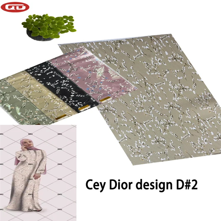New arrival  products Muslin Fabric 100% Polyester  CEY print fabric for women dress material