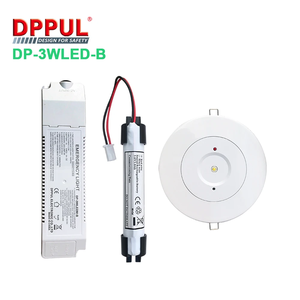  2021 High quality rechargeable recessed downlight led panel light emergency