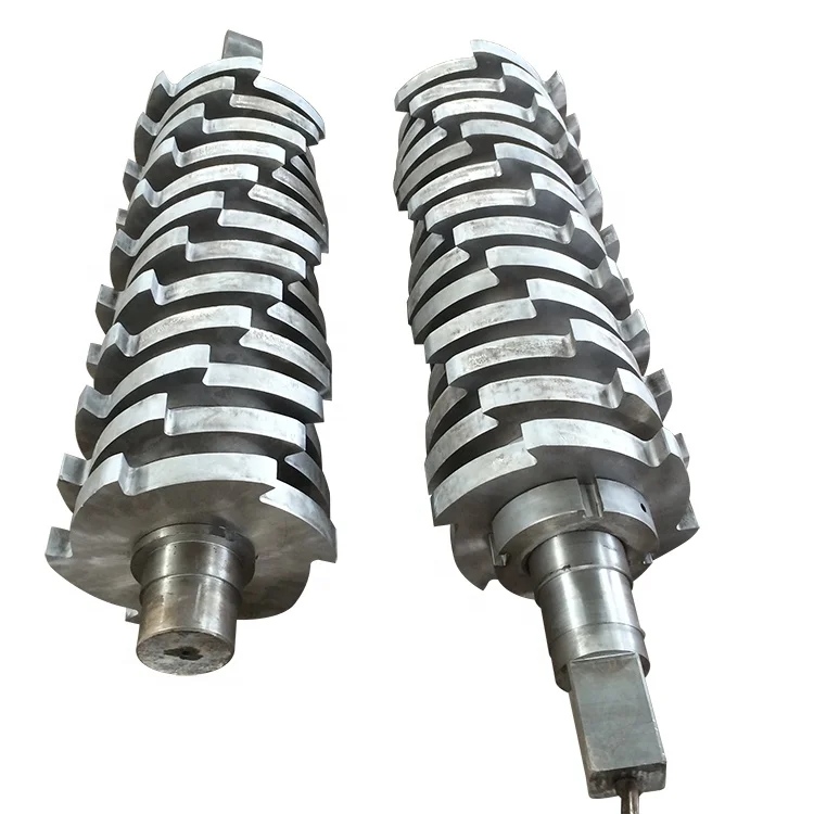 
Double shaft plastic shredder blade with with high impact resistance 