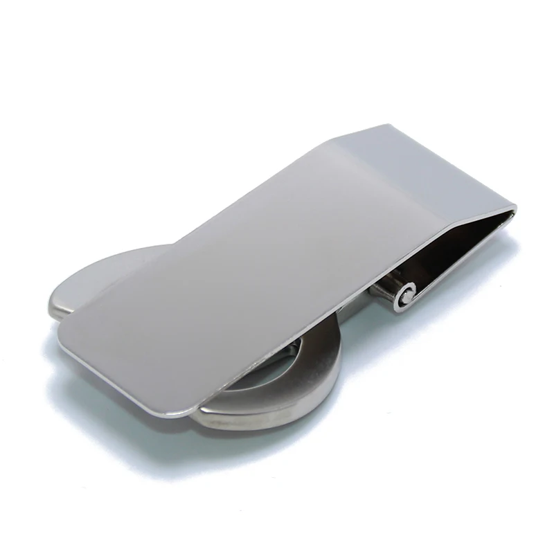 
Foldable New Euro Symbol Fashion Stainless Steel Clips Paper Wallet Business Bank Gifts Zinc Alloy Cash Clip Metal Money Clip 