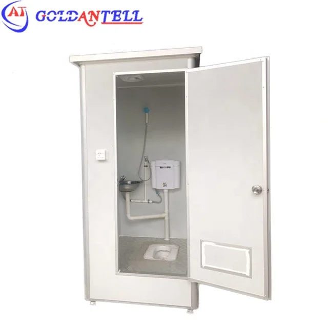 outdoor and indoor portable modular 1.1x 1.1x2.3 meter china prefabricated homes toilet shower cabin
