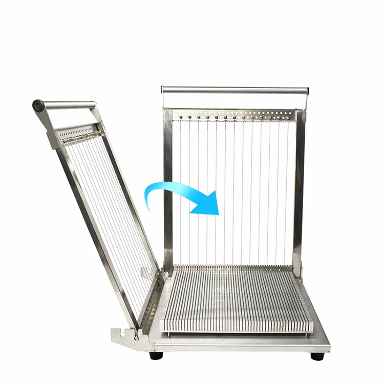 Food-Grade Stainless Steel Manual Chocolate Guitar Cutter Machine for Cake & Cheese Block Cutting Water-based Ingredients