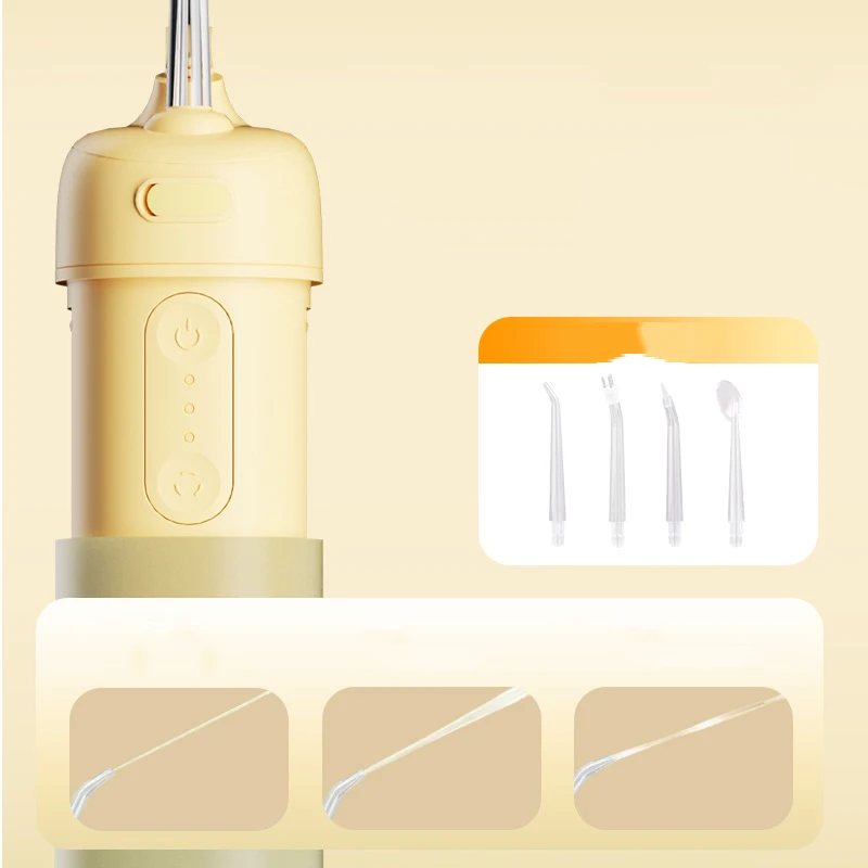 Portable USB Mini Teeth Cleaner Cordless Travel Dental Flosser with New Design Water Flosser for Teeth Cleaning