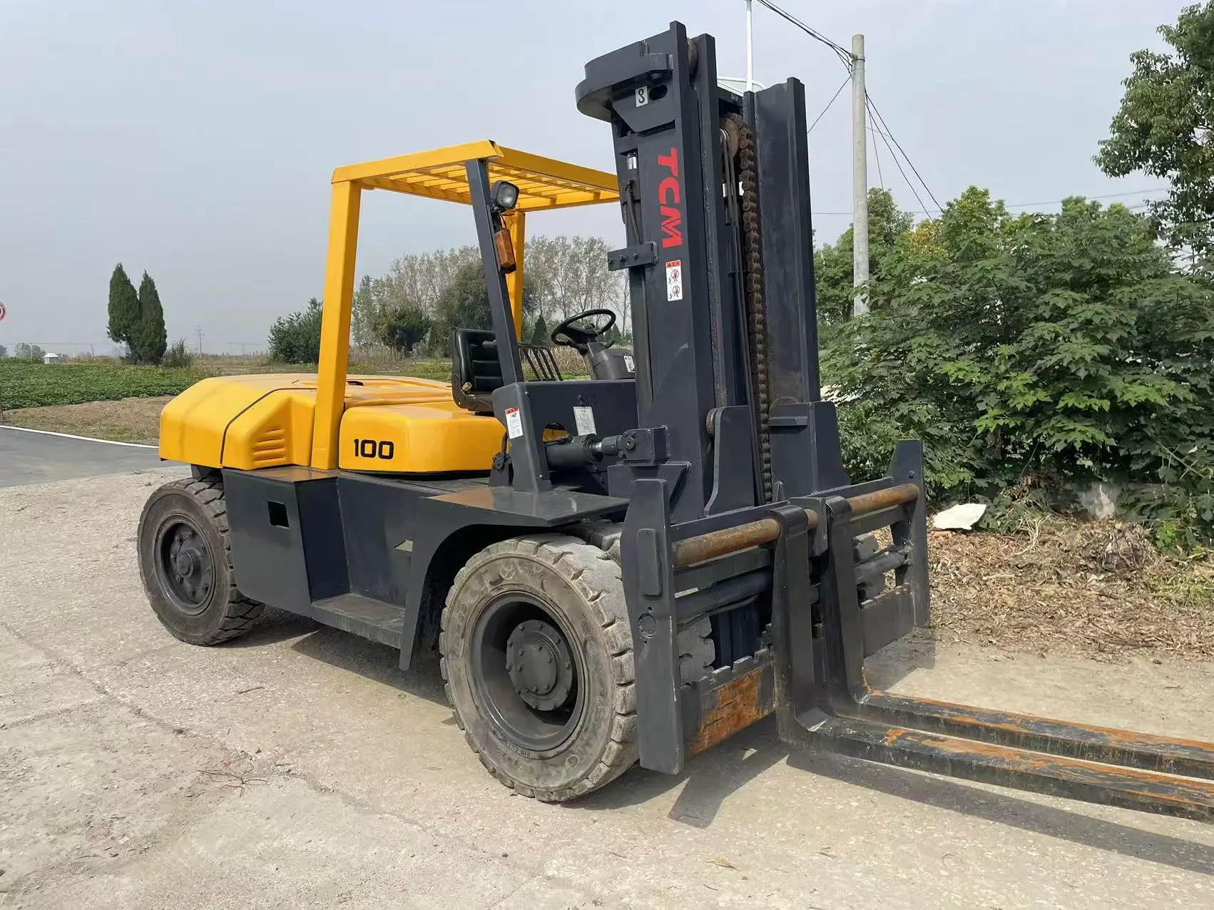 Высококачественный вилочный погрузчик Komatsu 16 тонн TCM низкая цена сделанный в Японии б/у tcm 3t 5t 10t 15t 20t 25t 30