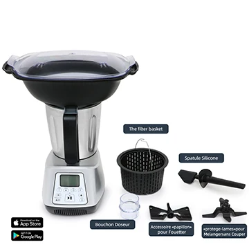 Electric thermo mix cooking robot cuisine China high speed soup maker food processor kitchen appliances Thermomixer