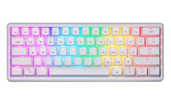 Ready To Ship Motospeed SK66 NEW DIY Wired Wireless Ergonomics RGB Mechanical Hot Swap 68 Hotswap Keyboard Case Set Kit