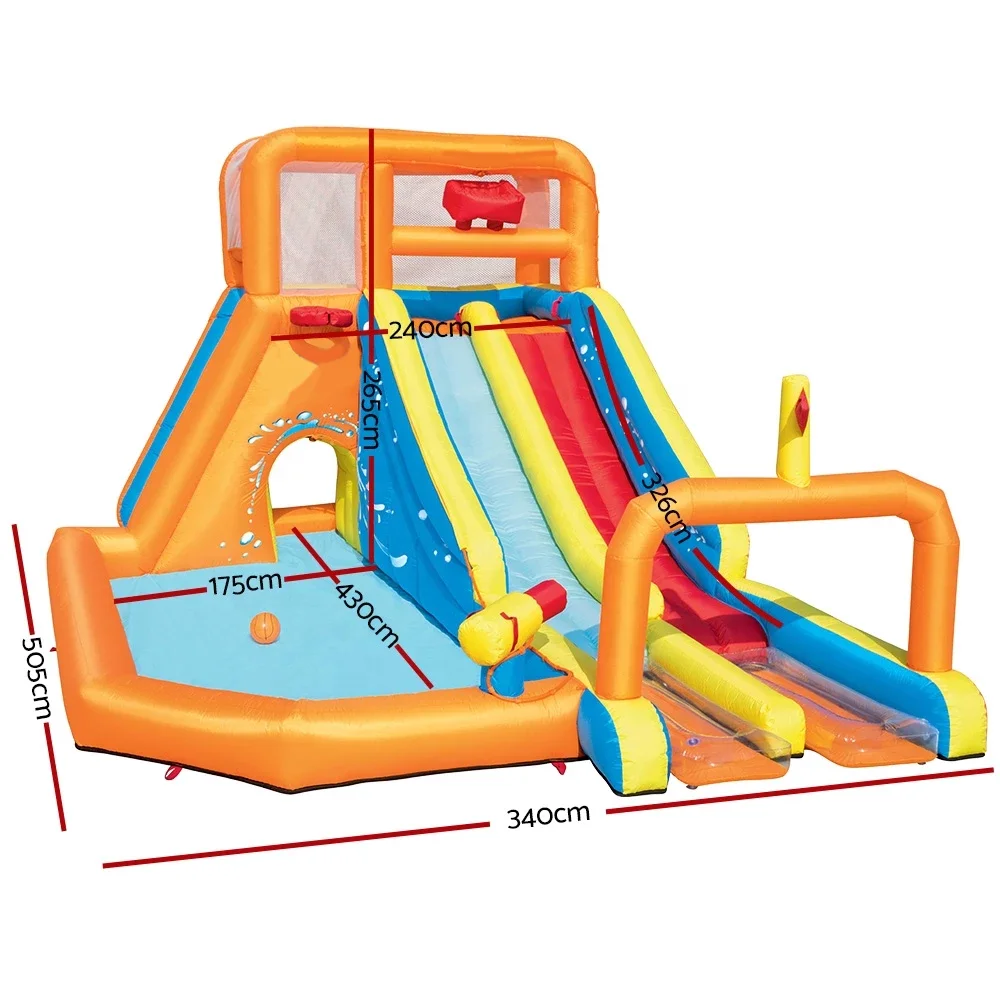  Надувной бассейн слайд с для детей на открытом воздухе Альпинизм водный фонтан