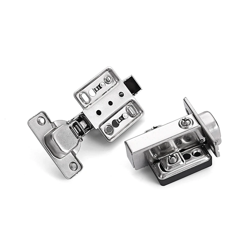 Kitchen Cabinet 6 Holes with Black Plastic Rubber  Hydraulic Cabinet Hinges for heavy cabinet doors