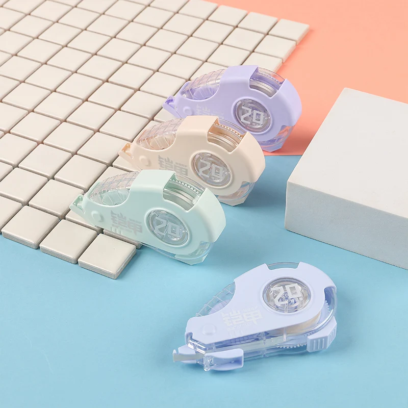 High Quality 20m Length Color Correction Tape Shatterproof Plastic Smooth Application Office School-Factory Supplied Stationery