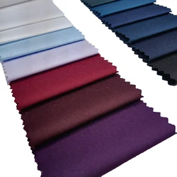 ready goods Colours woven twill breathable soft bamboo polyester spandex fabric