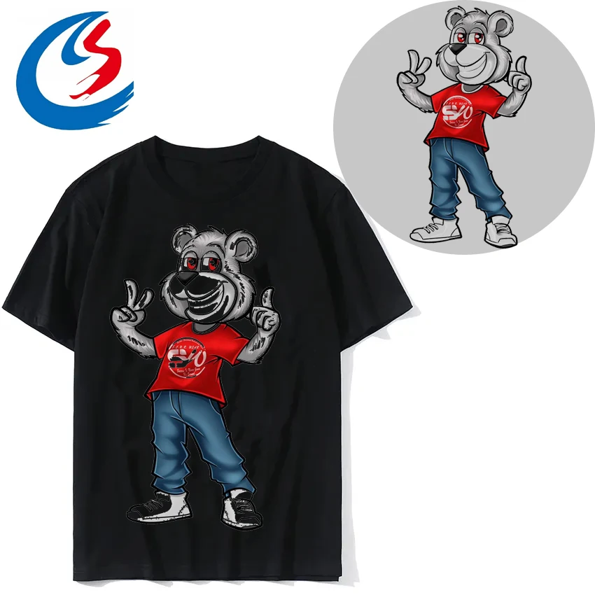 Caisheng Direct to Film Heat Press Transfer A4 Vinyl Heat Transfer Designs Printing PET Film Sublimation Paper for T-Shirt