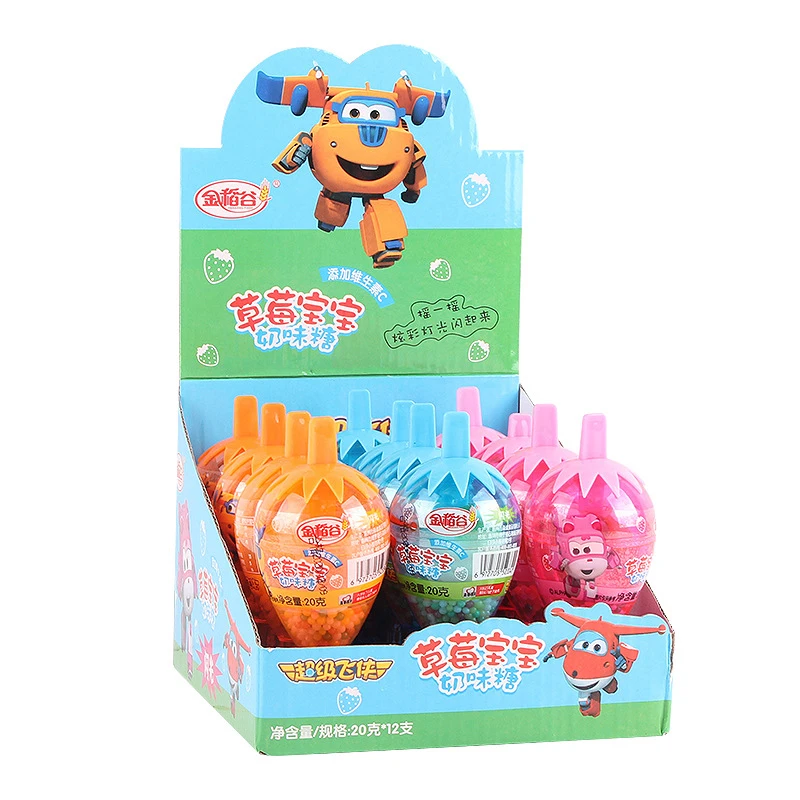 Low price wholesale Chinese snacks strawberry milk candy healthy hard candies exotic sweets funny sour and sweet toy candy