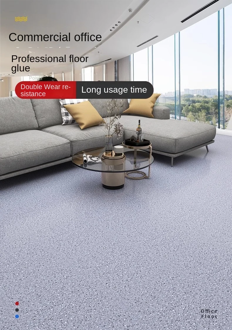 Grey PVC Plastic Leather Anti-cement Direct Shop Anti-skid Factory Workshop Thickened Wear-resistant Floor Mat