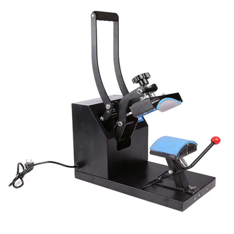 Maikesub 5.5 x 3.5 in Hat Heat Press Machine Sublimation Clamshell Transfer 90 Rotation headgear Press Heat Machine
