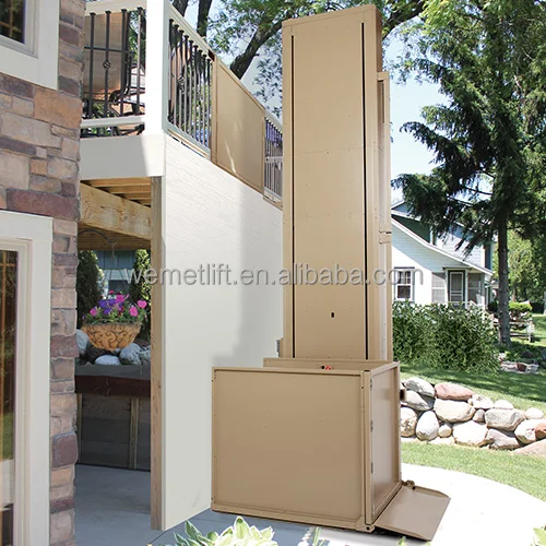 Outdoor Indoor Barrier-free Lift Hydraulic Handicapped Disabled Lift Vertical Home Wheelchair Lift for Elder