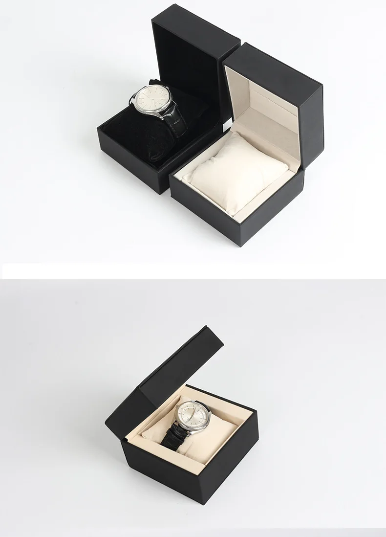 High Quality Pu Material Custom Logo Accepted Direct Factory Sale Watch Box