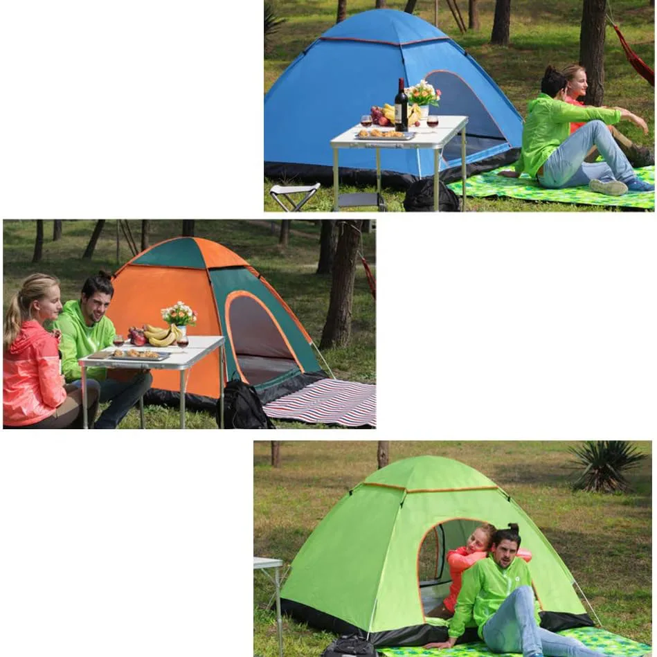 2 Person Instant Pop Up Lightweight Camping Tent, Outdoor Easy Set Up Automatic Family Travel Tent,Portable Backpacking