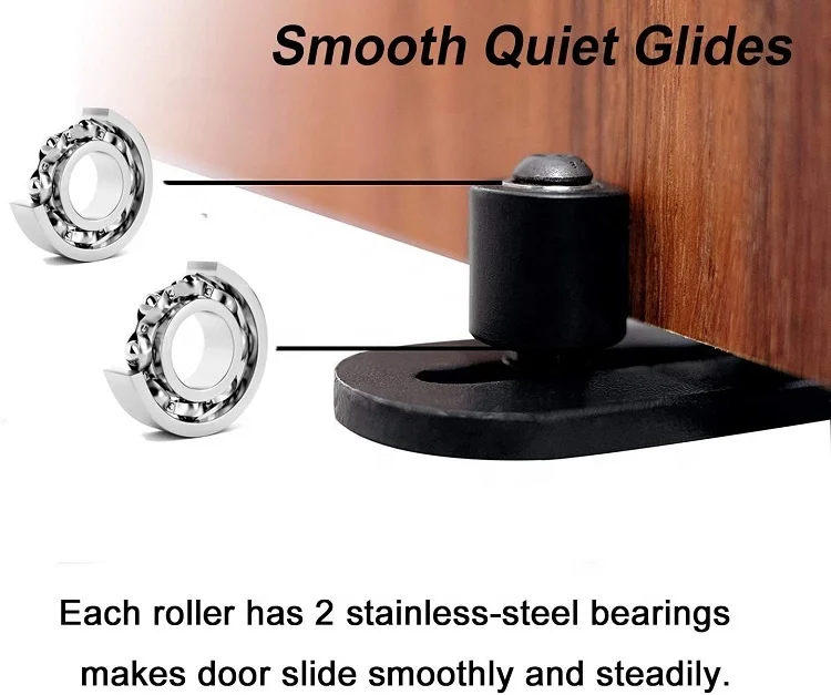 Ball Bearings Design New Upgraded sliding Door Floor Guide