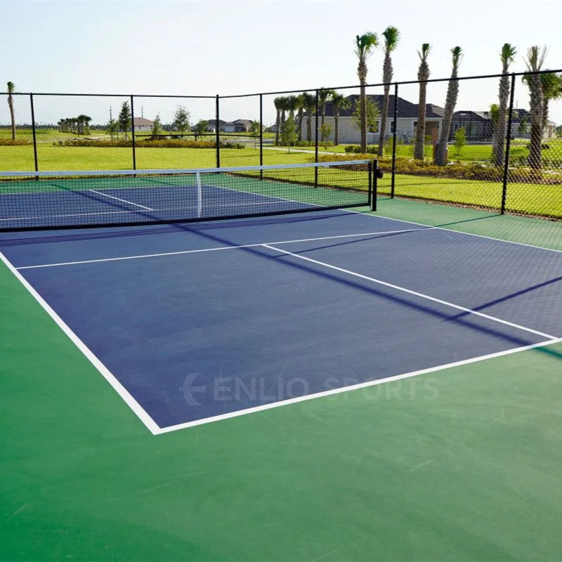 Enlio Anti-Slip Pickleball Court Flooring Pvc Basketball Court Floor Sports Flooring Pickle ball Court Mat  3.0mm