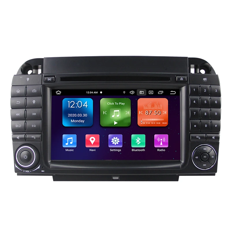 Ersan Профессиональное аудио видео Android 10 автомобильное радио GPS навигация для Mercedes Benz для W220 CL Class W215 CarPlay камера