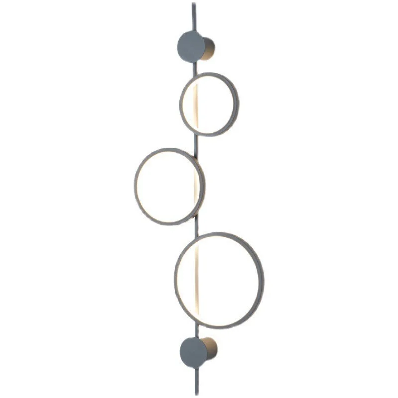 Modern light luxury Internet celebrity living room background wall lamp corridor aisle bedroom bedside line wall lamp