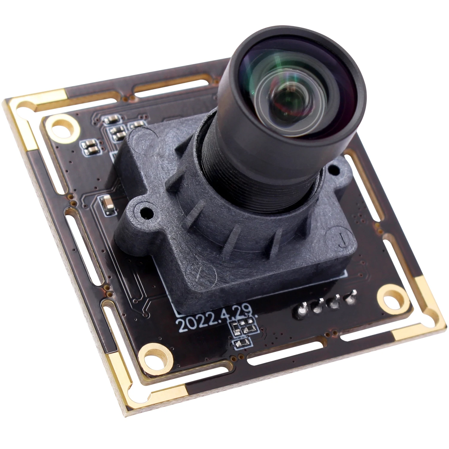 ELP No Distortion 16MP USB Webcam Driverless IMX298 Sensor OCR Passport Scanning OEM CMOS CCTV Board Camera Module For PC Laptop