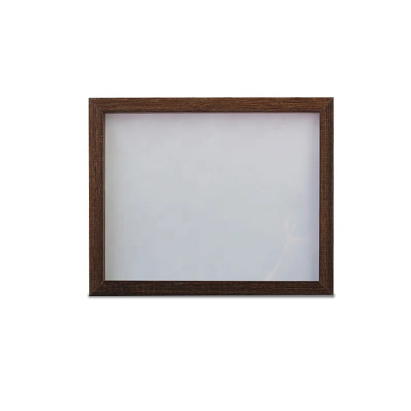 16x20 inch dark brown strand Woven bamboo 3D shadow box shadow box picture photo frame