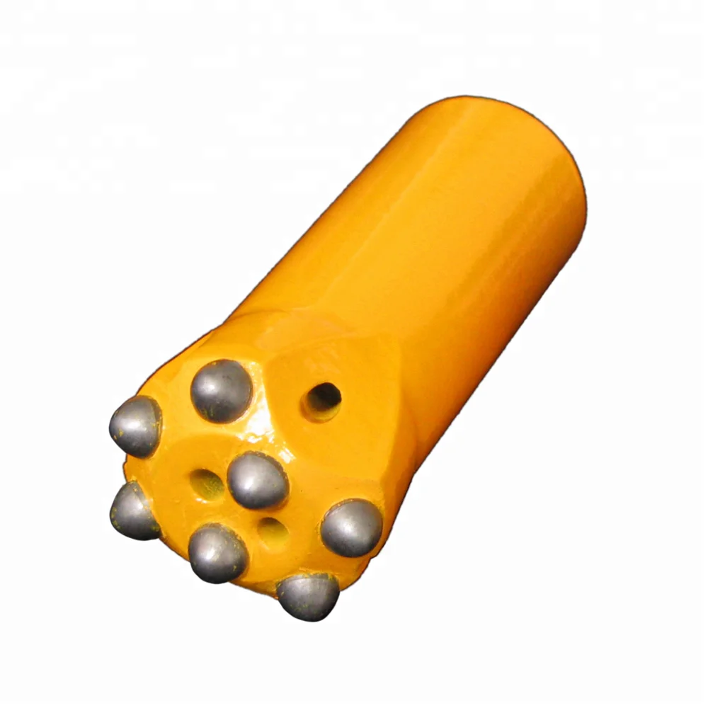 7 Degree 32mm Carbide Ballistic Button Drill Bits Tapered Mining Rock Drilling Tools