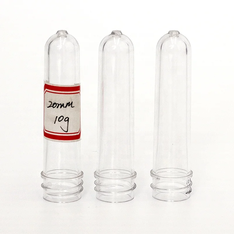 Cosmetic preform 20/410mm manufacture PET preform transparent plastic
