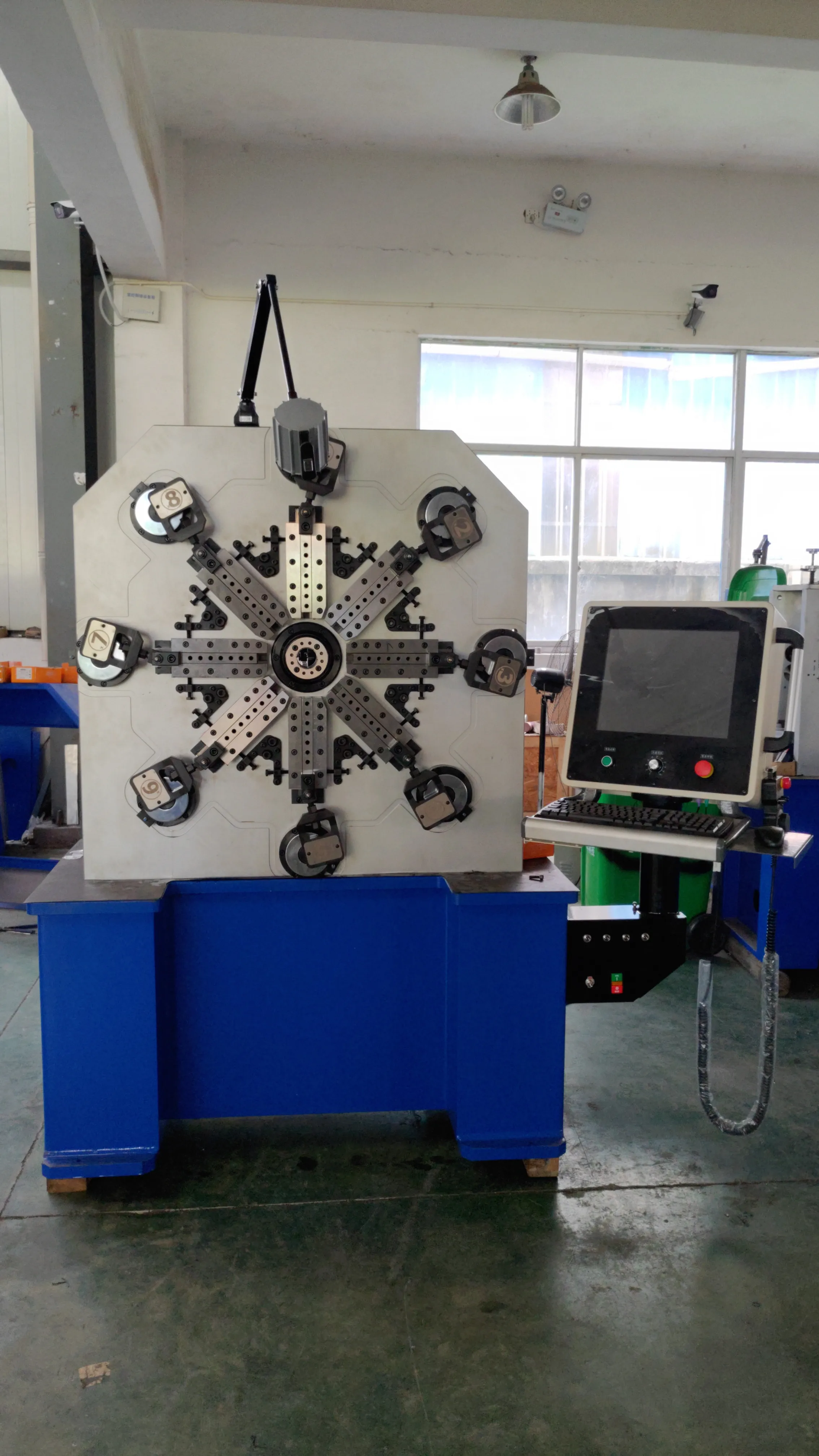 YF brand CNC-1025 China manufacture  new type mechanical  spring  coiling  machine